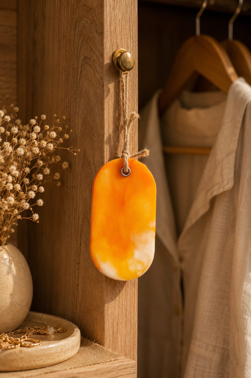 Handmade decorative wax sachets